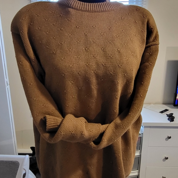 NWOT Women's Brown Sweater - Picture 4 of 4